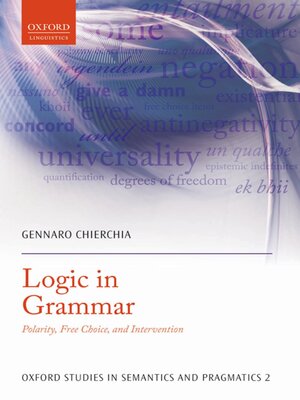 cover image of Logic in Grammar